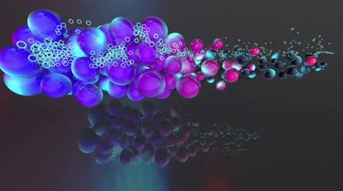 Dancing musical colored balls 스톡 동영상 50569449