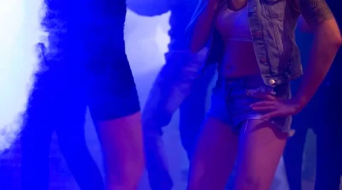 Dancing in Night Club Stock Footage 67448348