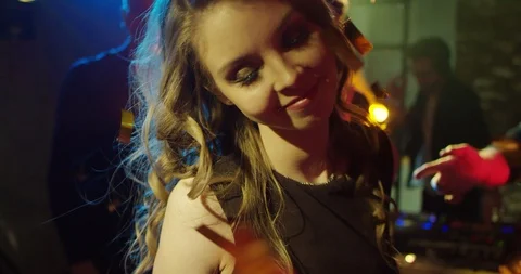 Dancing in the Nightclub Stock Footage 88731081