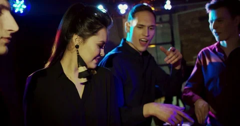 Dancing in a Nightclub Stock Footage 88762999