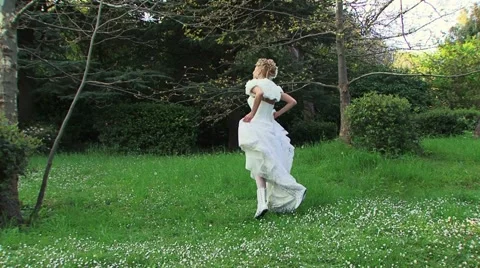 Dancing In A Park Stock Footage 52486478