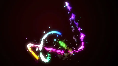 Dancing Particles cloud Light Streak Looping Motion 4K UHD Stock Footage 39225909