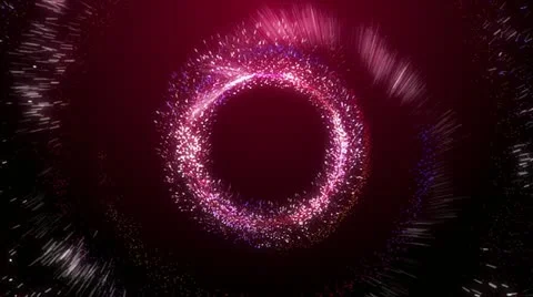 Dancing particles Stock Footage 12459436