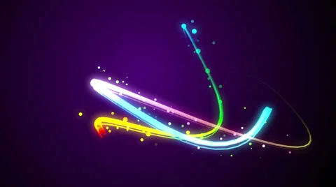 Dancing Particles Light Streak Looping Motion 4k Stock Footage 39226148