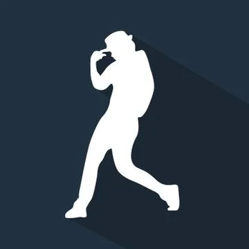 Dancing People Flat Silhouette Stock Illustration