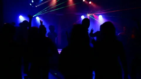 Dancing people Stock Footage 10279317