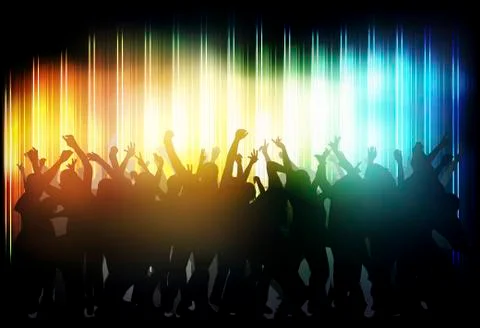 Dancing people Illustrazione stock