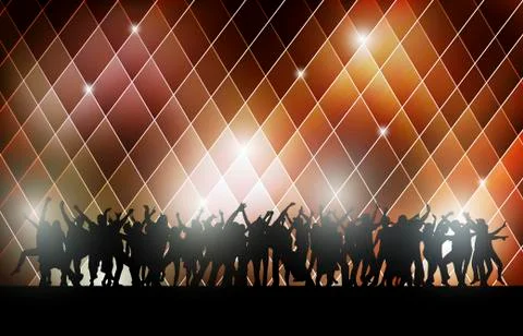 Dancing people Stock-Illustration