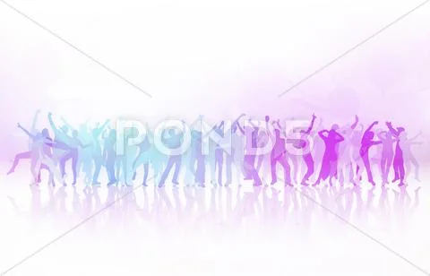 Dancing people Stock-Illustration