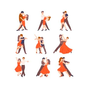Dancing People Stock Illustration