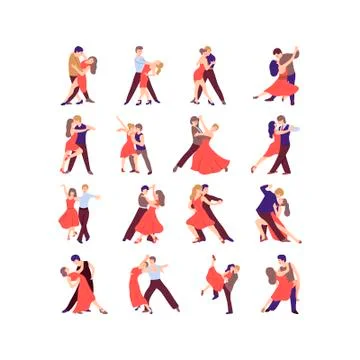 Dancing People Stockillustratie