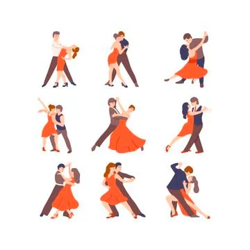 Dancing People Stock Illustration