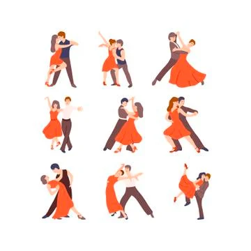 Dancing People Stock Illustration