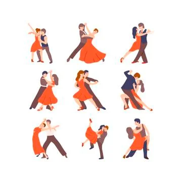 Dancing People Stock Illustration