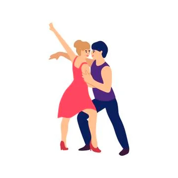 Dancing People Illustrazione stock