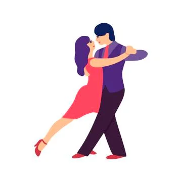 Dancing People Illustrazione stock