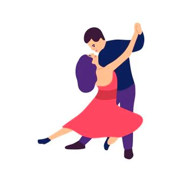 Dancing People Illustrazione stock