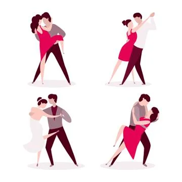 Dancing People Stock Illustration