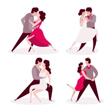 Dancing People Stock Illustration