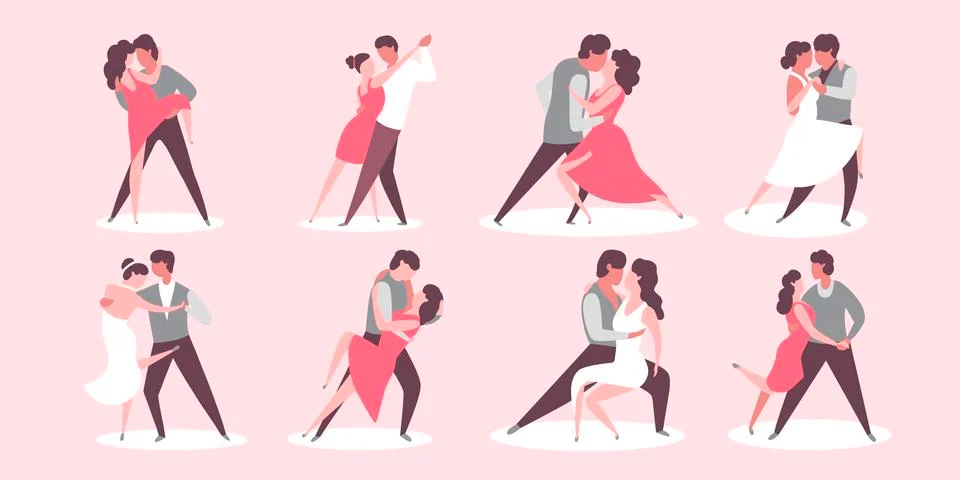 Dancing People Stock Illustration