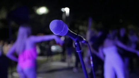 Dancing people in night club Stock Footage 94131853