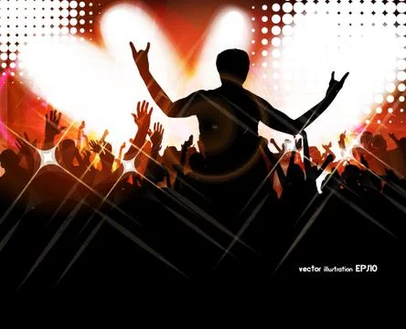 Dancing people. Vector 库存插图