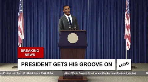Dancing President Stock After Effects