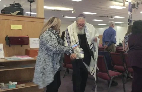 Dancing Rabbi Stock Footage 169599085