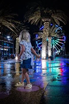 Dancing in the Rain Stock Photos