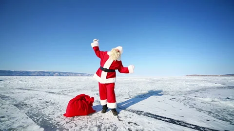 Dancing santa claus Stock Footage 36794981