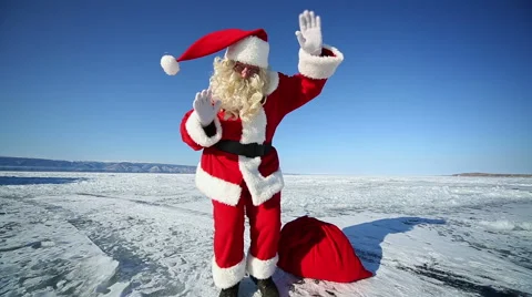 Dancing santa claus Video stock 42691841