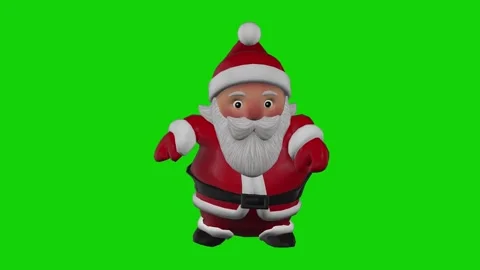 Dancing Santa Claus on green screen background Stock-Footage 321009626