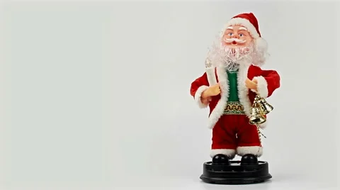 Dancing Santa Claus toy, able to loop Video stock 45285784