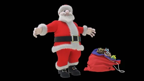 Dancing Santa 库存影片 101275825