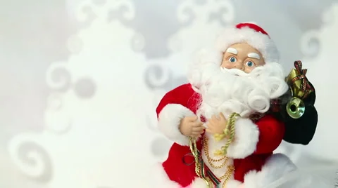 Dancing Santa toy 스톡 동영상 941661