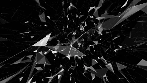 Dancing shards.Animated computer background. Stock Footage 102661032