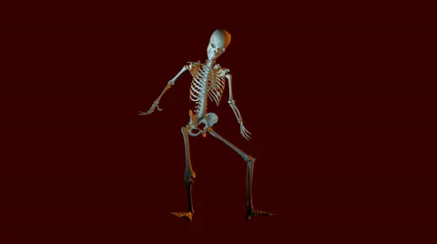 Dancing skeleton animation Stock Footage 23140569