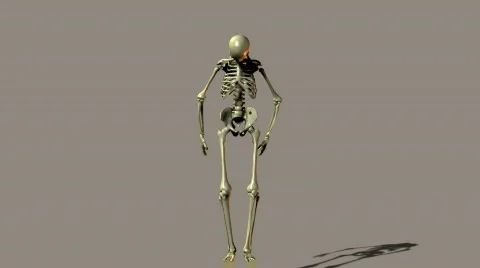 Dancing skeleton Stock Footage 141740