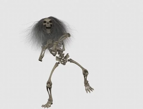 Dancing Skeleton V01 Video stock 139643567