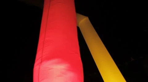 Dancing skytubes 스톡 동영상 8600756