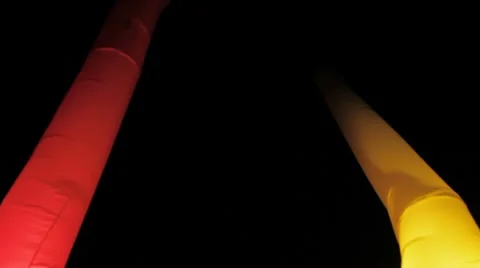 Dancing skytubes 스톡 동영상 8600780