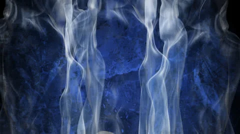 Dancing smoke on the grunge background Vidéo 24721265