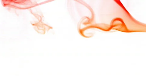 Dancing smoke part I color Stock Footage