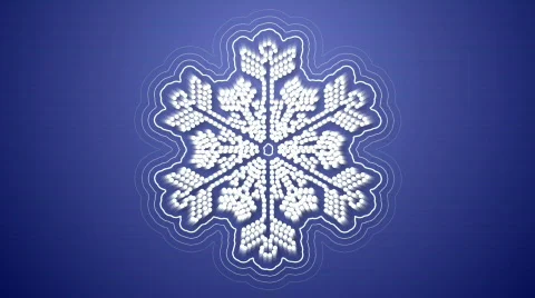 DANCING SNOWFLAKE Stock Footage 282299