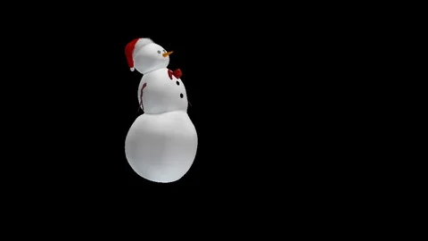 Dancing Snowman v1 Stock Footage 117054270