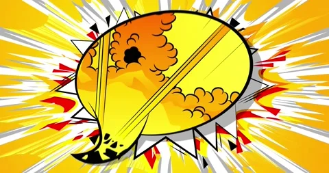 Dancing Speech Bubble Background Stock Footage 166484643