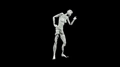 Dancing sphere single min1 Stock Footage 335795230