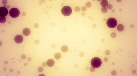 Dancing Spheres seamless loop warm background Stock Footage 63774509