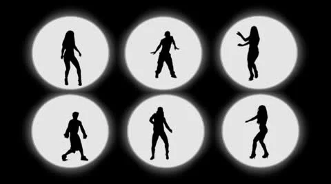 Dancing in Spotlight Stock Footage 10720920