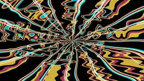 Dancing string and particles. Abstract background Stock Footage 197794482